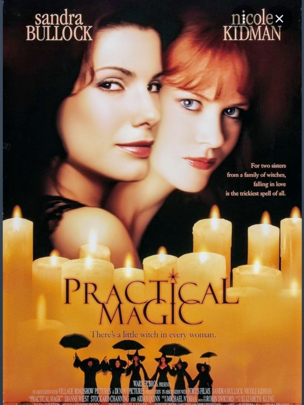 The Belladonna Is In My Bag - Practical Magic - Black Rearview Mirror Decal